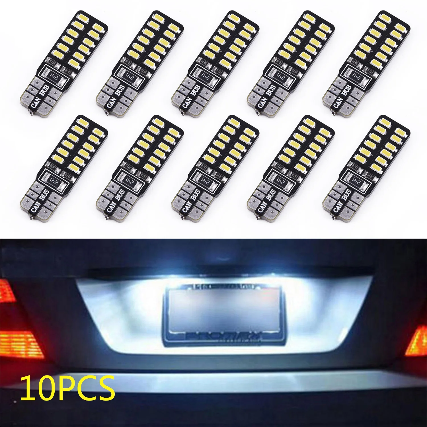 10 шт. W5W T10 24SMD светодиодный чип для номерного знака автомобиля Canbus без ошибок белый номерной знак фонарь задний фонарь
10 шт. W5W T10 24SMD светодиодный чип для номерного знака автомобиля Canbus без ошибок белый номерной знак фонарь задний фонарь