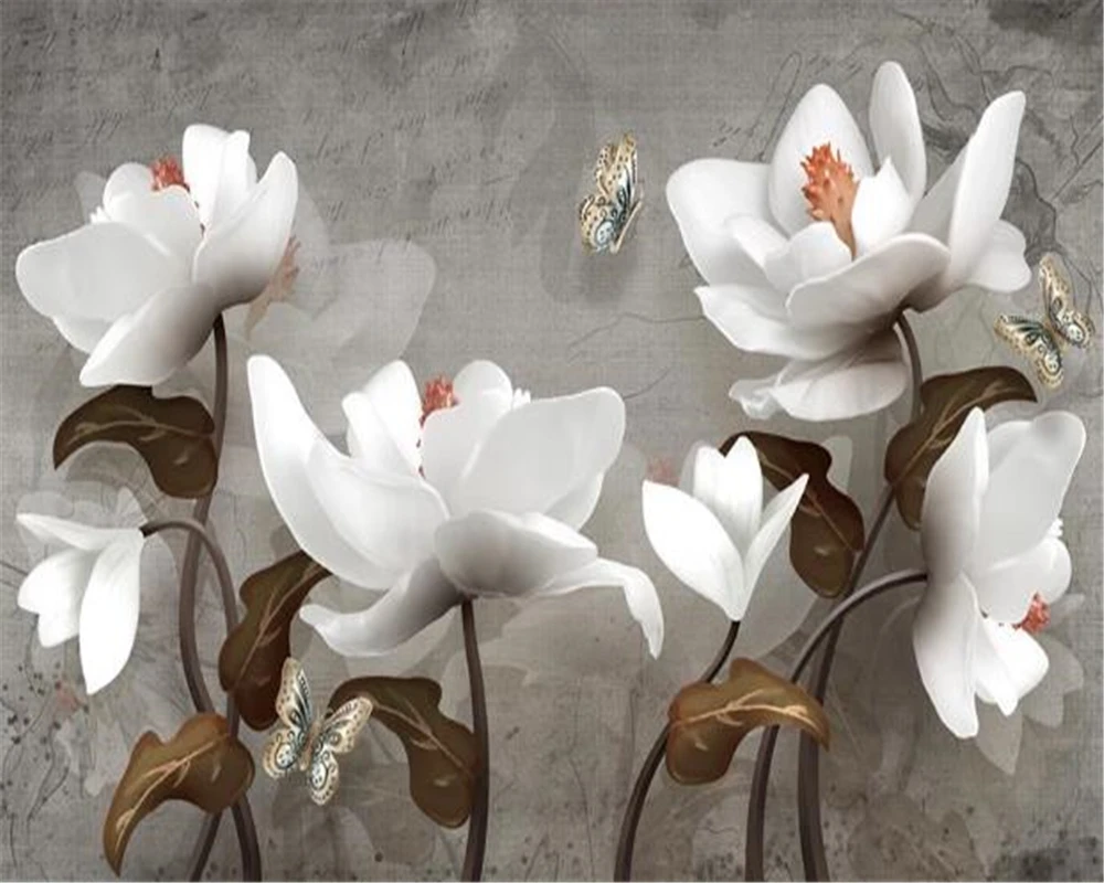 3d Mural Wallpaper 3D Relief Magnolia European Vintage Living Room Bedroom Background Wall Decoration Mural Wallpaper
3d Mural Wallpaper 3D Relief Magnolia European Vintage Living Room Bedroom Background Wall Decoration Mural Wallpaper