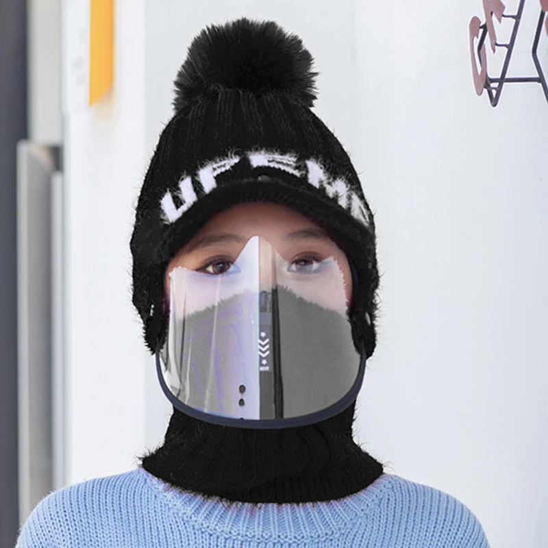 Winter Full Face Mask Outdoor Headwear Scarves Windproof Transparent Hooded Hat Winter Scarf Warm Full Face PVC Cover with Scarf
Winter Full Face Mask Outdoor Headwear Scarves Windproof Transparent Hooded Hat Winter Scarf Warm Full Face PVC Cover with Scarf