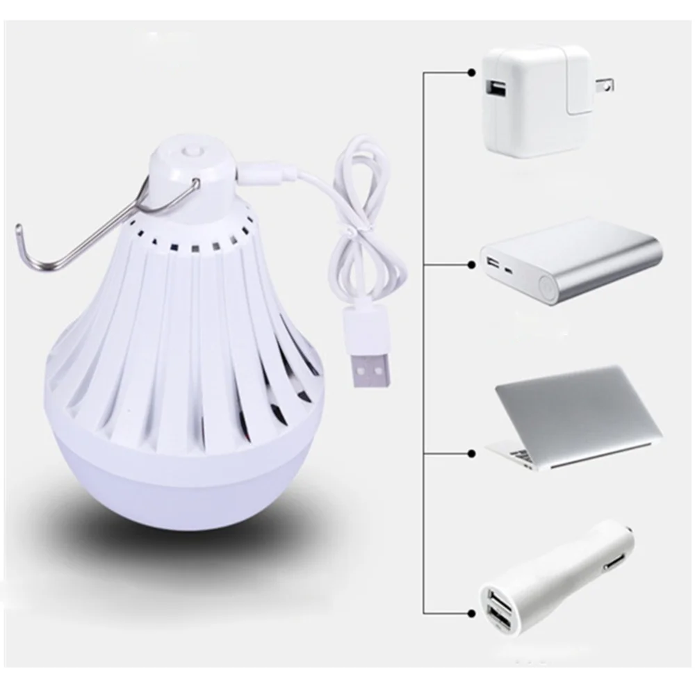 9W Portable LED Camping Light USB Night Light Bulb for Hiking Fishing Backpacking Outdoor Indoor Emergency Lights (650
9W Portable LED Camping Light USB Night Light Bulb for Hiking Fishing Backpacking Outdoor Indoor Emergency Lights (650