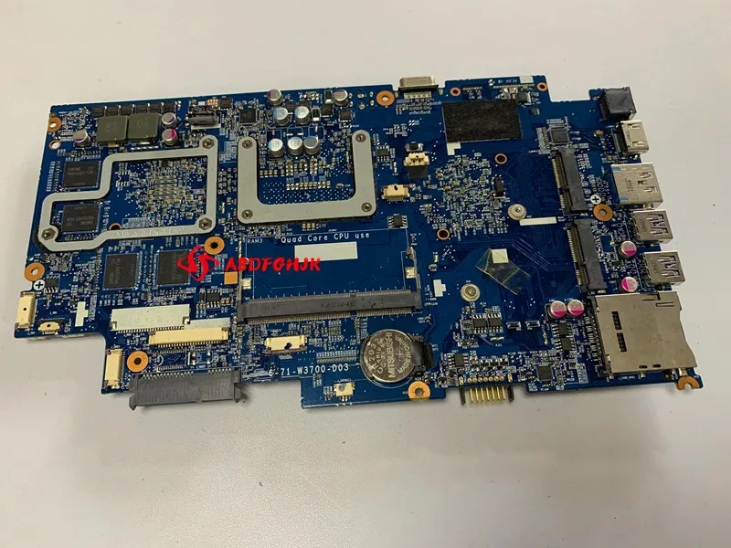 FOR CLEVO Sagar w370et 6-71-w3700-d03 K590S K790S W350ET Motherboard Mainboard WITH GTX660M System Board
FOR CLEVO Sagar w370et 6-71-w3700-d03 K590S K790S W350ET Motherboard Mainboard WITH GTX660M System Board