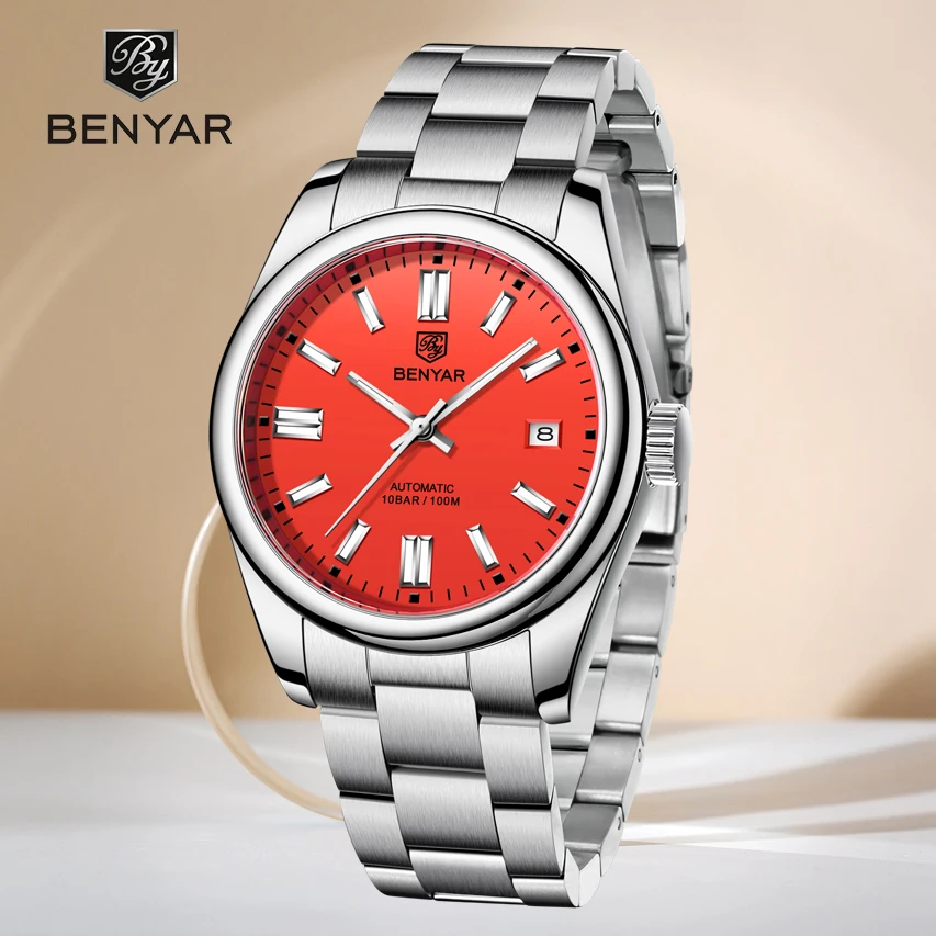 2022 New BENYAR Men Watch Luxury Brand Casual Fashion Automatic Watch For Men Stainless Steel 100M Waterproof Clock Reloj Hombre
2022 New BENYAR Men Watch Luxury Brand Casual Fashion Automatic Watch For Men Stainless Steel 100M Waterproof Clock Reloj Hombre