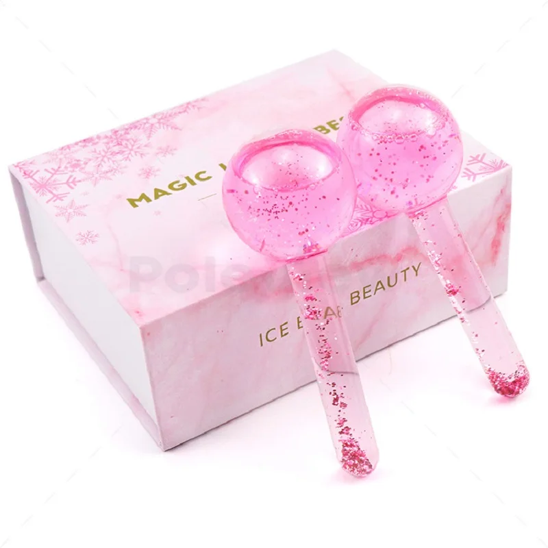 2pcs/box Large Beauty Ice Hockey Energy Beauty Crystal Ball Facial Cooling Ice Globes Water Wave Face and Eye massage Skin Care
2pcs/box Large Beauty Ice Hockey Energy Beauty Crystal Ball Facial Cooling Ice Globes Water Wave Face and Eye massage Skin Care