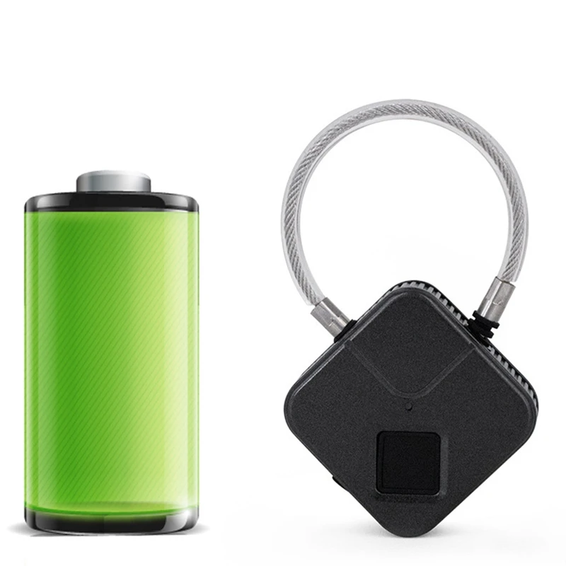 Умный замок отпечатков пальцев Usb Перезаряжаемый интеллектуальный без ключа Ip65