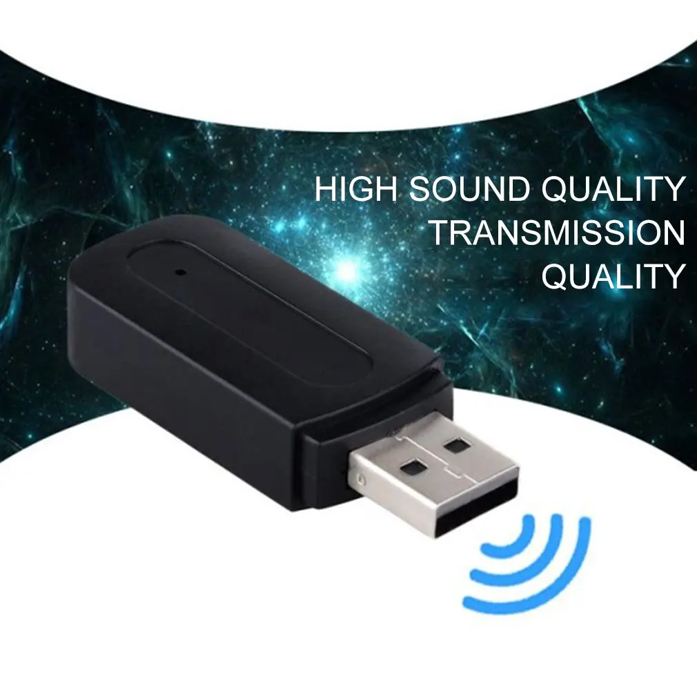 Автомобильный USB-адаптер 3 5 мм приемник беспроводной AUX аудио MP3 музыкальный плеер