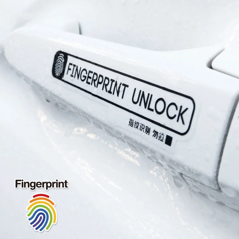 Noizzy Fingerprint Unlock Caution Car Door Handle Warning Sticker Shamming Vinyl Auto Window Decal Reflective Tuning Car-Styling
Noizzy Fingerprint Unlock Caution Car Door Handle Warning Sticker Shamming Vinyl Auto Window Decal Reflective Tuning Car-Styling