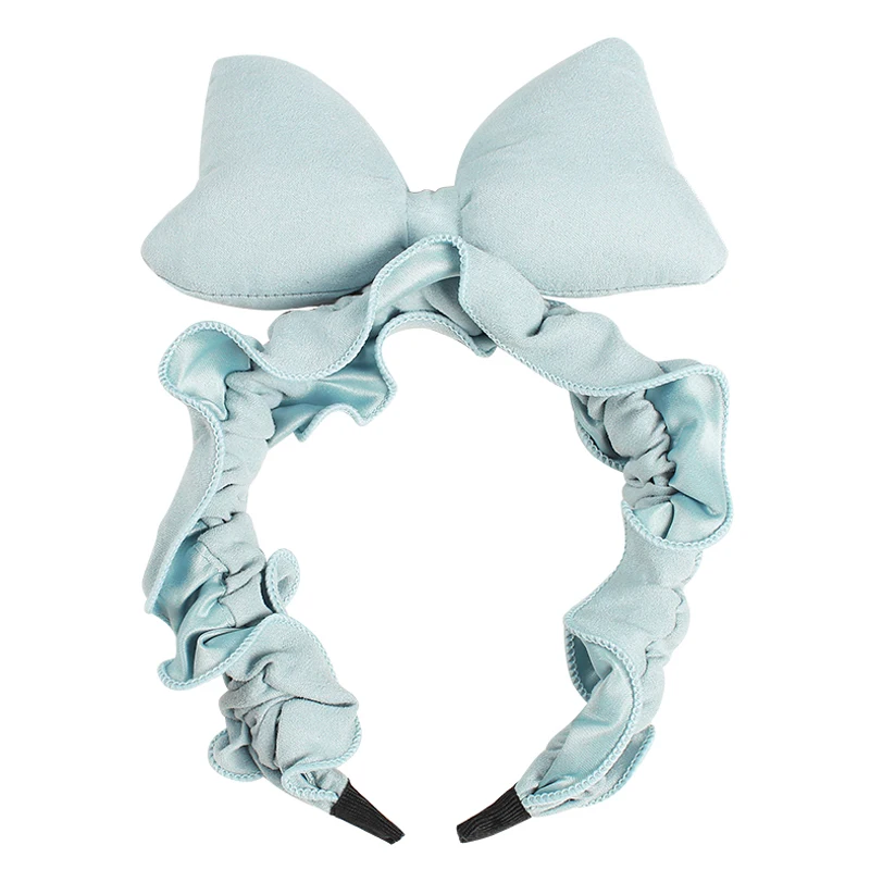 Internet Celebrity Sweet Cute Bow Headband Female Korean Style Versatile Mori Headband Face Washing Makeup Hair Band Korean 
Internet Celebrity Sweet Cute Bow Headband Female Korean Style Versatile Mori Headband Face Washing Makeup Hair Band Korean