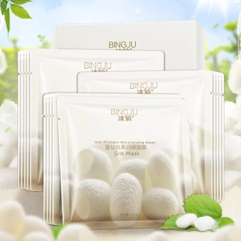 Silk Moisturizing Mask Moisturizing Firming Whitening Smooth Mask Facial Moisturizing Nourishing Skin Care Products Hot Sale
Silk Moisturizing Mask Moisturizing Firming Whitening Smooth Mask Facial Moisturizing Nourishing Skin Care Products Hot Sale
