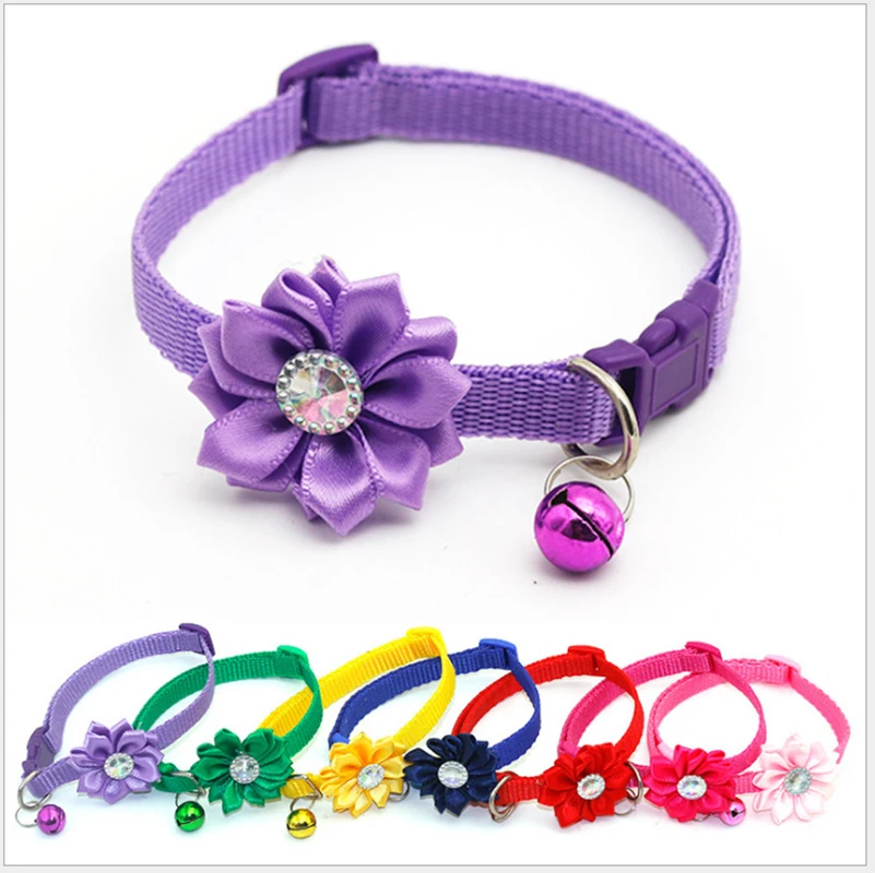 Cute pet cat collar flower bow tie collar cat decoration collar cat bell collar solid color pet bell collar pet dress up 7 color
Cute pet cat collar flower bow tie collar cat decoration collar cat bell collar solid color pet bell collar pet dress up 7 color