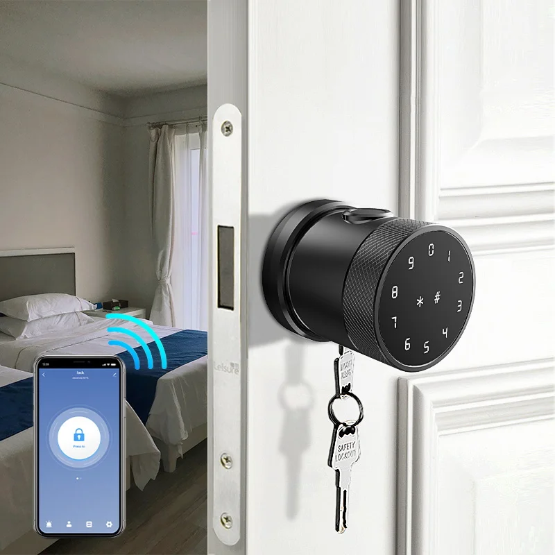 Дверной замок со сканером отпечатков пальцев TT с Bluetooth Wi Fi цифровая клавиатура