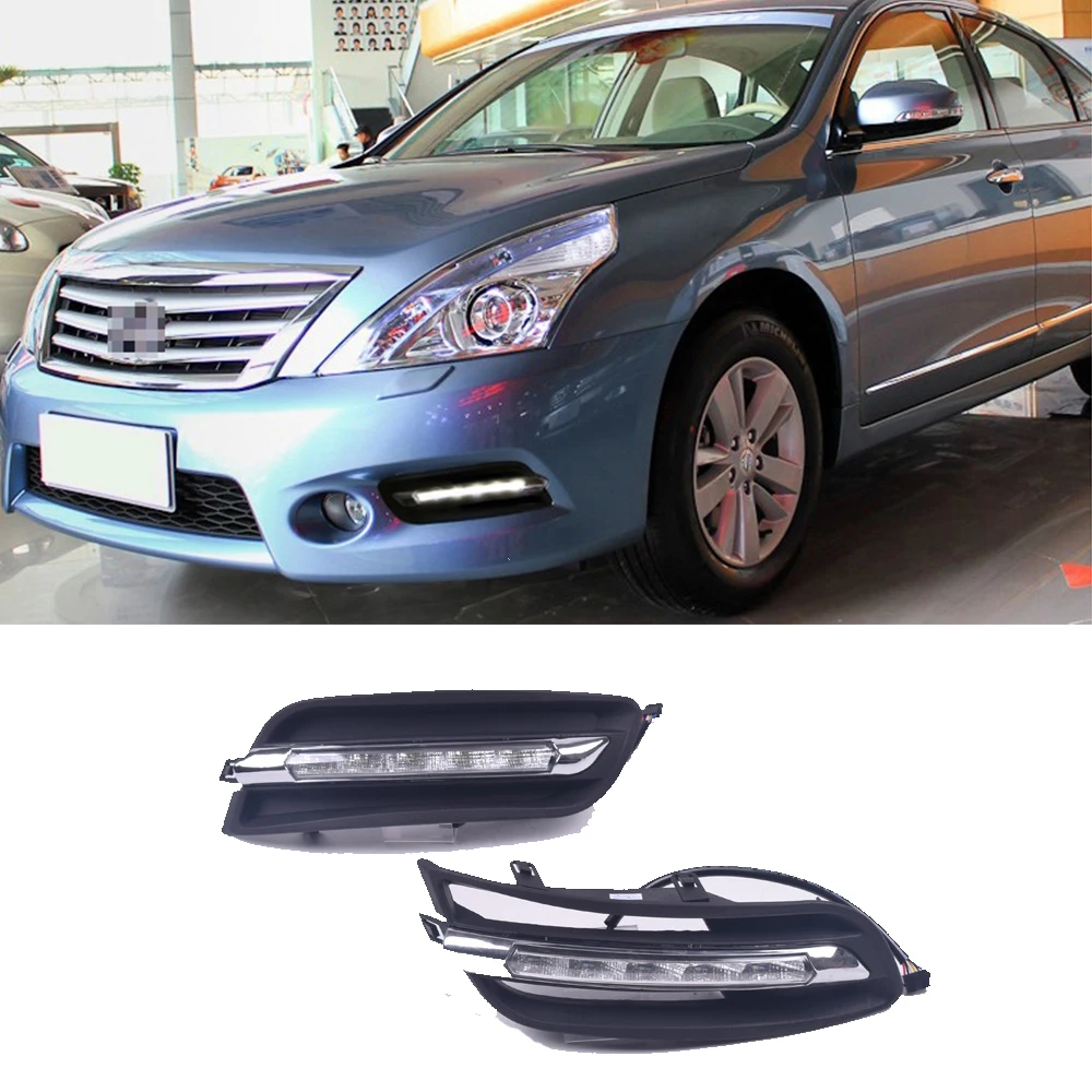 ECAHAYAKU 1 Pair Car LED DRL Daytime Running Light for Nissan Teana 2011 2012 with Yellow Turn Signal Light Blue Night Light 12V
ECAHAYAKU 1 Pair Car LED DRL Daytime Running Light for Nissan Teana 2011 2012 with Yellow Turn Signal Light Blue Night Light 12V