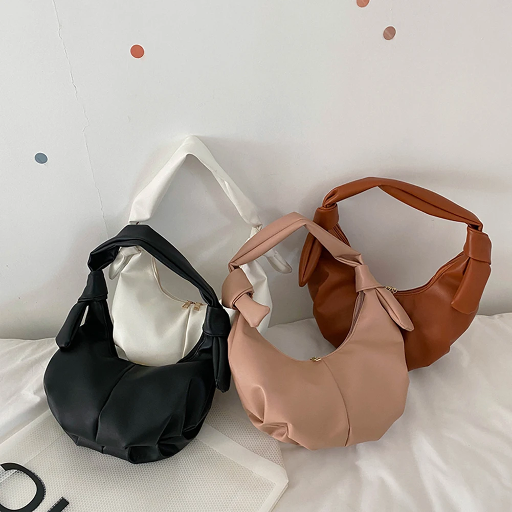 Fashion Women PU Leather Shoulder Bags Pure Color Underarm Bag Casual All-match Ladies Large Capacity Hobos Handbags For Travel
Fashion Women PU Leather Shoulder Bags Pure Color Underarm Bag Casual All-match Ladies Large Capacity Hobos Handbags For Travel