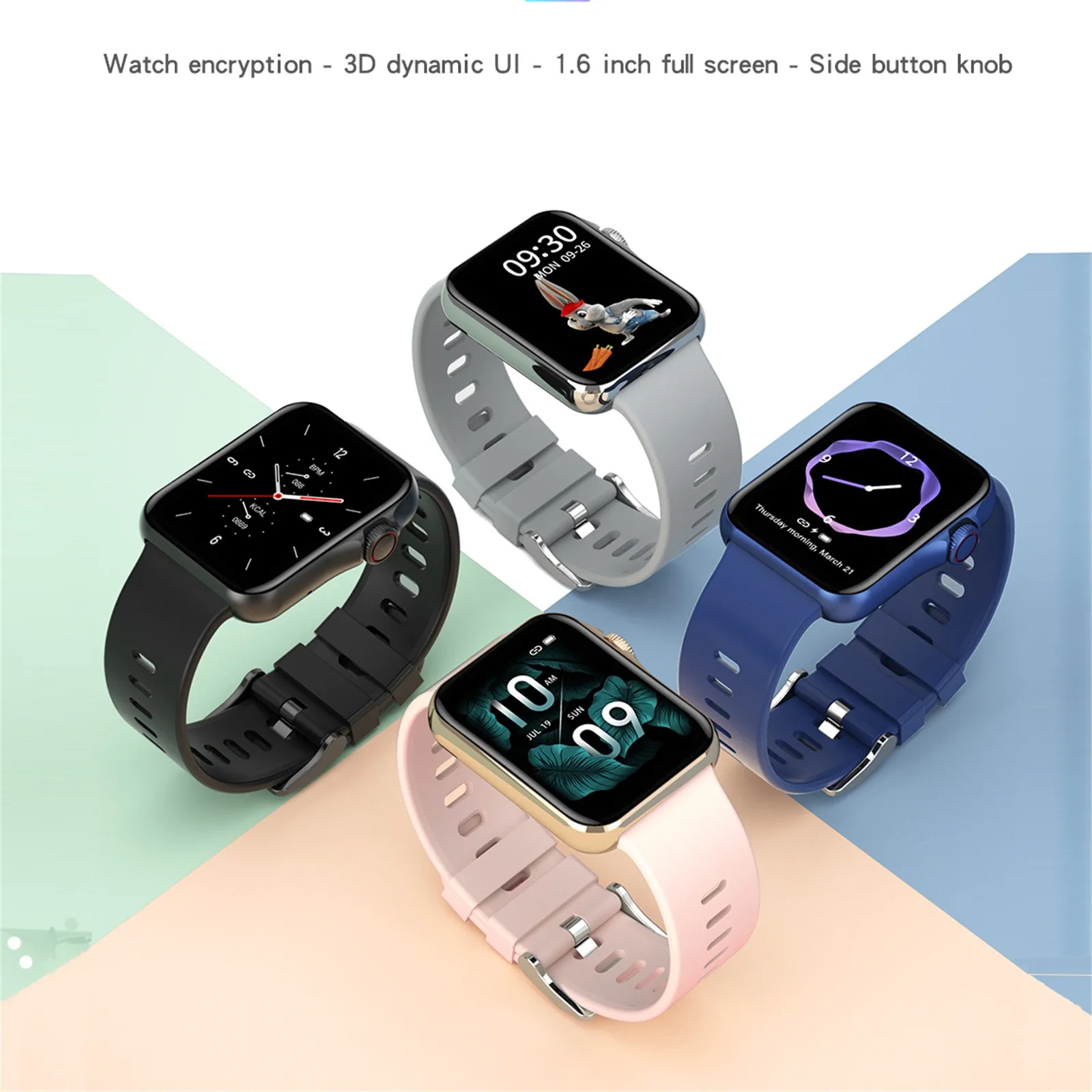 HIPERDEAL D06 smart watch D06 Sports Smart Watch 1.6 Inch Bluetooth Call Fitness Heart Rate Waterproof
HIPERDEAL D06 smart watch D06 Sports Smart Watch 1.6 Inch Bluetooth Call Fitness Heart Rate Waterproof