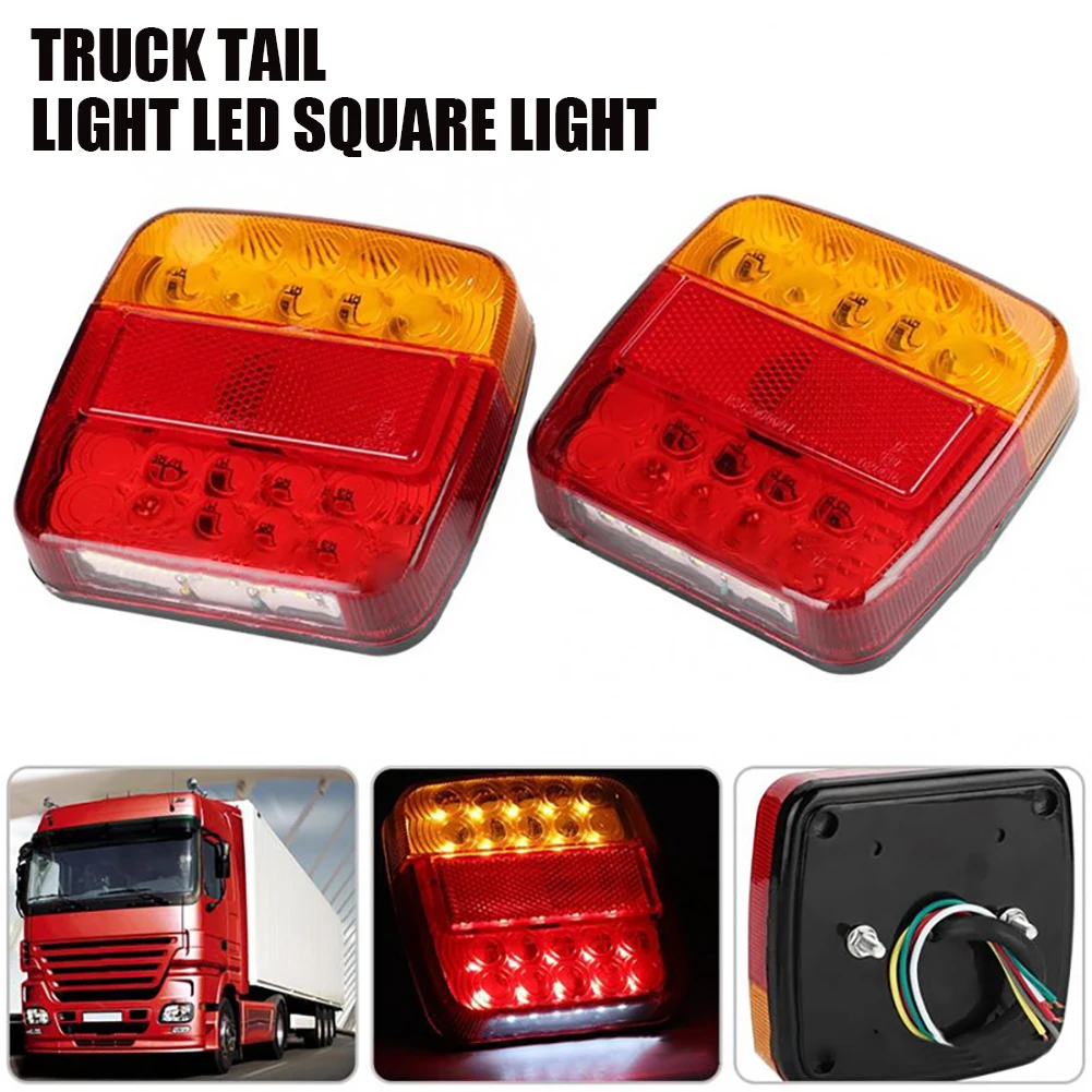 1Pair 26LED Truck Trailer Tail Light Caravan Taillight Turn Signal Indicator Number Plate Light Rear Reverse Brake Stop Lamp
1Pair 26LED Truck Trailer Tail Light Caravan Taillight Turn Signal Indicator Number Plate Light Rear Reverse Brake Stop Lamp