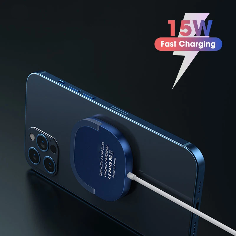 Magnetic Wireless Chargers for iPhone 12 Pro Max 15W Qi Charger Stand Mount Fast Charging Pad Support Telephone
Magnetic Wireless Chargers for iPhone 12 Pro Max 15W Qi Charger Stand Mount Fast Charging Pad Support Telephone