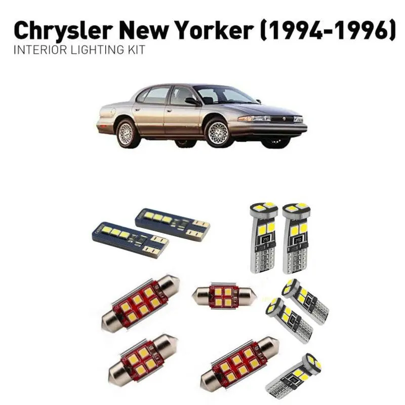 For chrysler new yorker 1994 1995 1996 13pc White Canbus Car LED Bulb Reading Ceiling Map Light Interior Kit Door Lamp
For chrysler new yorker 1994 1995 1996 13pc White Canbus Car LED Bulb Reading Ceiling Map Light Interior Kit Door Lamp