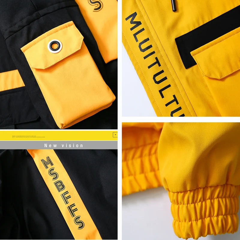 Men's patchwork streetwear bomber jacket 2021 spring and autumn men's Korean fashion windbreaker Harajuku hip-hop jacket
Men's patchwork streetwear bomber jacket 2021 spring and autumn men's Korean fashion windbreaker Harajuku hip-hop jacket