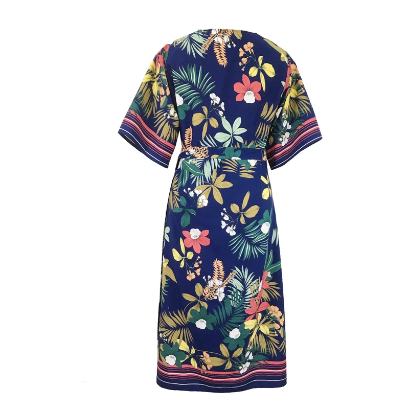 Vintage Women Floral Summer Dress Ladies V-neck Half Sleeve Beach Dress Female V-neck Bohemia Party Dress for Vestidos
Vintage Women Floral Summer Dress Ladies V-neck Half Sleeve Beach Dress Female V-neck Bohemia Party Dress for Vestidos