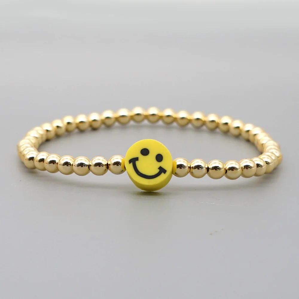 Go2Boho Smiley Face Bracelet For Women Smile Bracelets 2020 Fashion Jewelry Handmade Fadeless Japan Golden Beads Braclet Elastic 
Go2Boho Smiley Face Bracelet For Women Smile Bracelets 2020 Fashion Jewelry Handmade Fadeless Japan Golden Beads Braclet Elastic