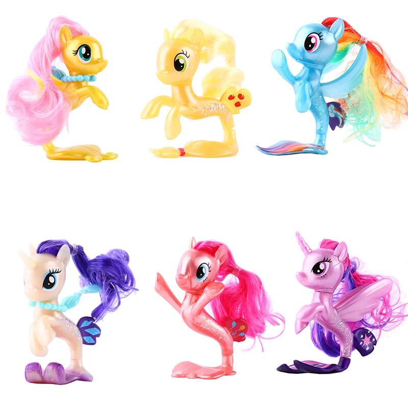 6Pcs/Set Anime Unicorn Rainbow Apple Jack Rarity Fluttershy Pinkie Pie Horse Fish Action Toy Figures 7-8CM
6Pcs/Set Anime Unicorn Rainbow Apple Jack Rarity Fluttershy Pinkie Pie Horse Fish Action Toy Figures 7-8CM