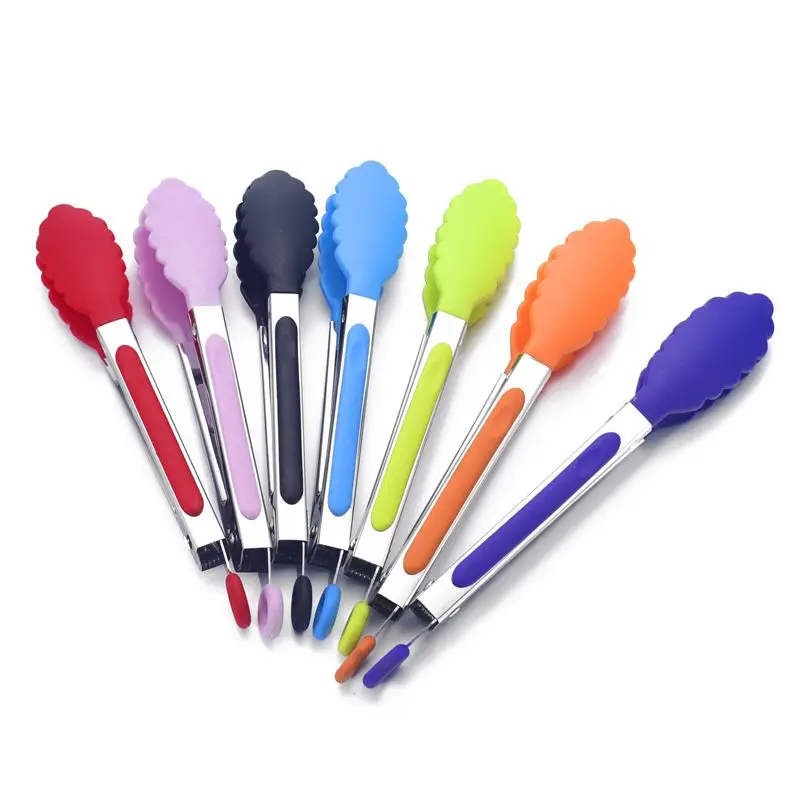 1pc Random Color Food Grade Silicone Food Tong Kitchen Tongs Utensil Cooking Tong Clip Clamp Accessories Salad Serving Bbq Tools
1pc Random Color Food Grade Silicone Food Tong Kitchen Tongs Utensil Cooking Tong Clip Clamp Accessories Salad Serving Bbq Tools
