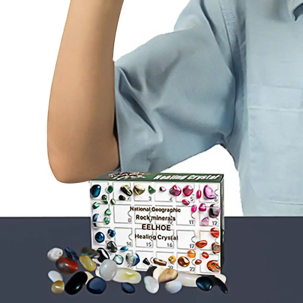 12/24 Grids Countdown Christmas Mineral Surprise Gift Box Holder Annual Ornament Kids Educational Toys for Children Gifts
12/24 Grids Countdown Christmas Mineral Surprise Gift Box Holder Annual Ornament Kids Educational Toys for Children Gifts