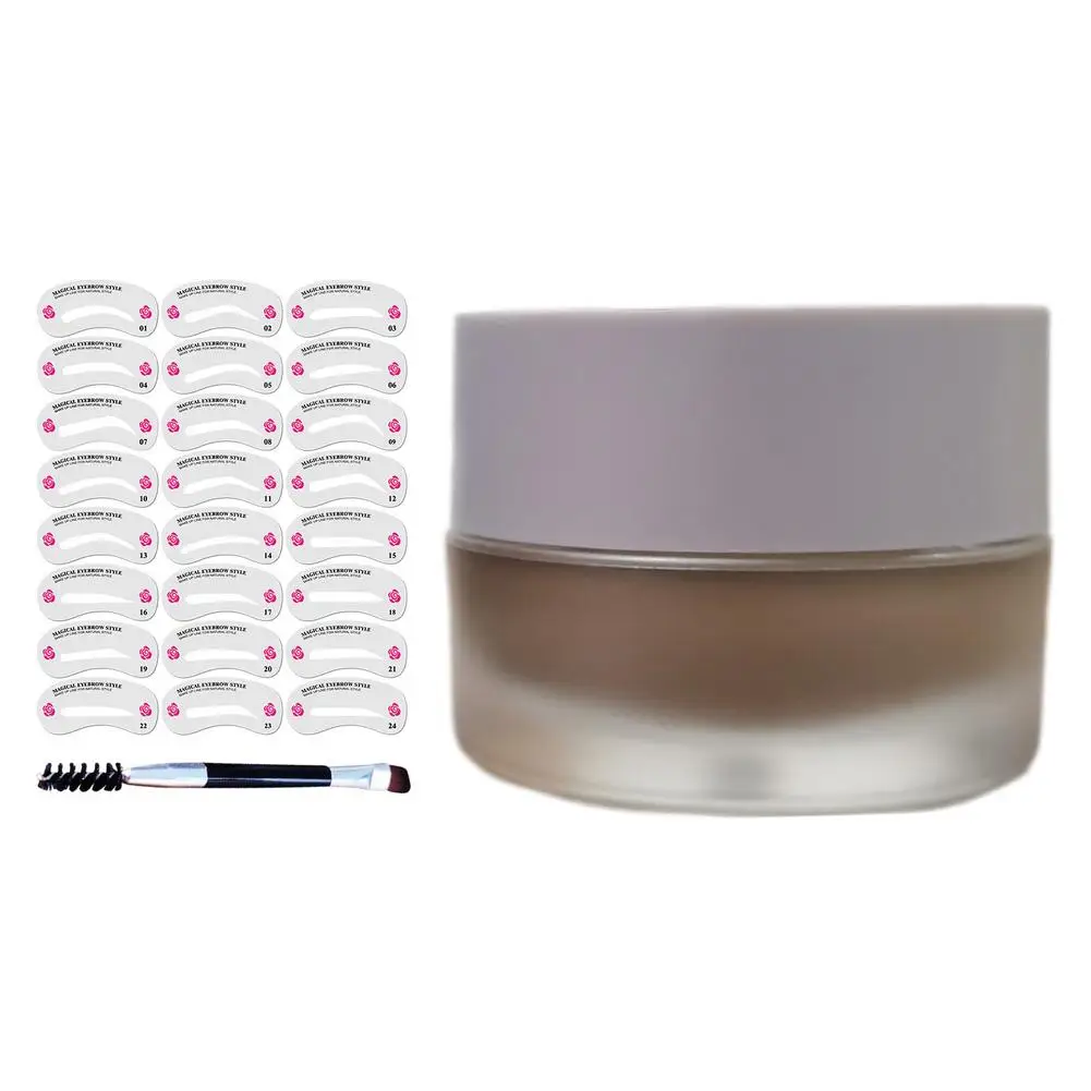 Brow Color Long Lasting Waterproof Eyebrow Pomade Gel Fills In Sparse Areas And Gaps With Bushes Makeup Kit Dark Brown Lasting
Brow Color Long Lasting Waterproof Eyebrow Pomade Gel Fills In Sparse Areas And Gaps With Bushes Makeup Kit Dark Brown Lasting