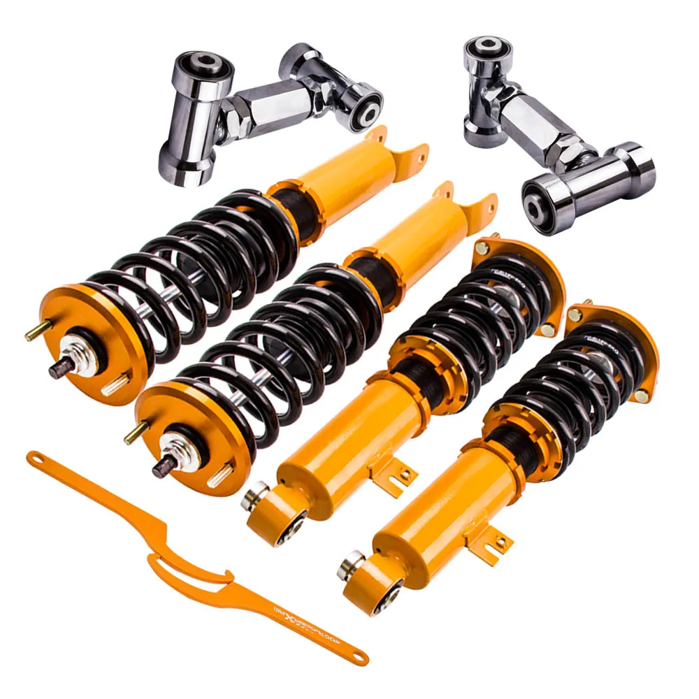 Coilovers Suspension Kit Camber Control Arms for Nissan Fairlady Z 300ZX Z32 1989-2000 Adjustable Height
Coilovers Suspension Kit Camber Control Arms for Nissan Fairlady Z 300ZX Z32 1989-2000 Adjustable Height