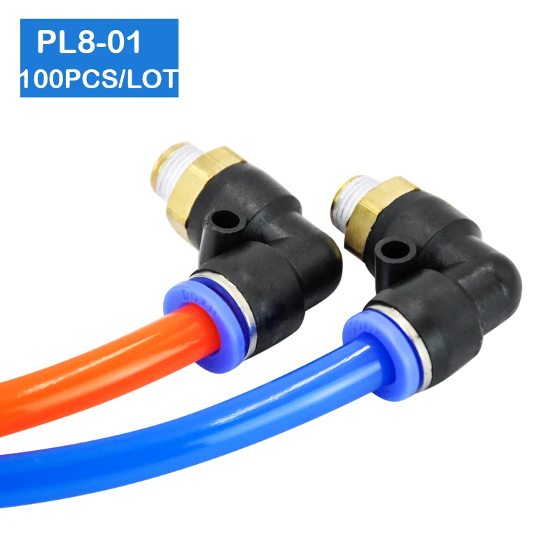 HIGH QUALITY 100 Pcs of PL8-01, 8mm Push In One Touch Connector 1/8" Thread Pneumatic Quick Fittings
HIGH QUALITY 100 Pcs of PL8-01, 8mm Push In One Touch Connector 1/8" Thread Pneumatic Quick Fittings