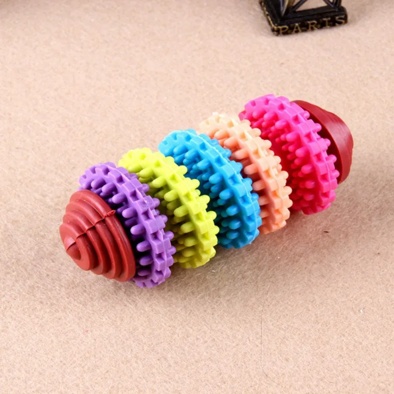 Pet Colorful Swivel Molar Teeth Toy Dog Bite Resistant Toy Durable Safe Pet Supplies Non-toxic Rubber Sliding Gear
Pet Colorful Swivel Molar Teeth Toy Dog Bite Resistant Toy Durable Safe Pet Supplies Non-toxic Rubber Sliding Gear