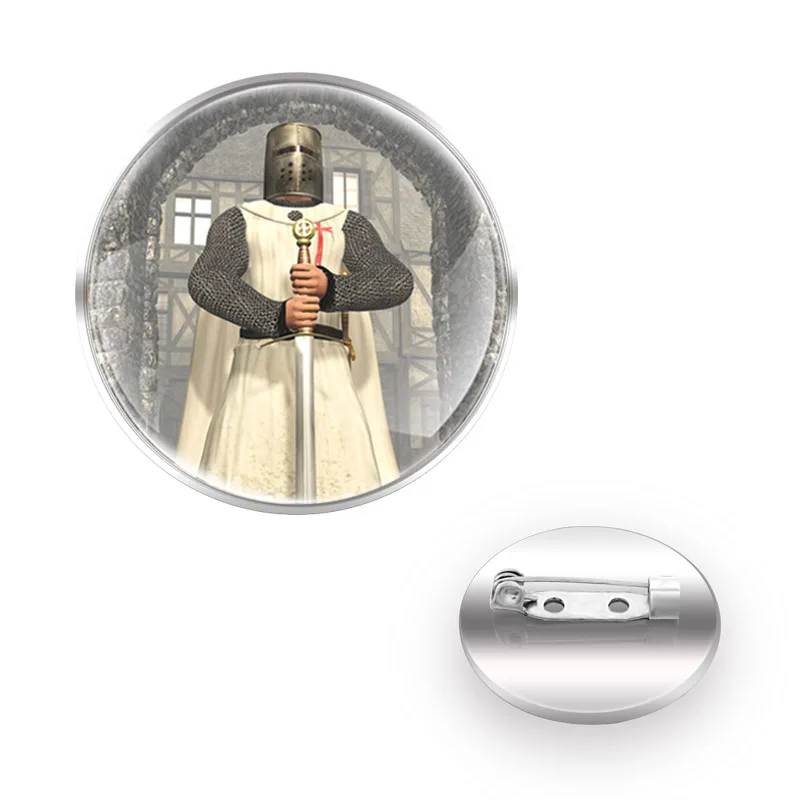 Classic Templar Glass Round Convex Top Brooch Men Women Jackets Coat Decoration Gift
Classic Templar Glass Round Convex Top Brooch Men Women Jackets Coat Decoration Gift