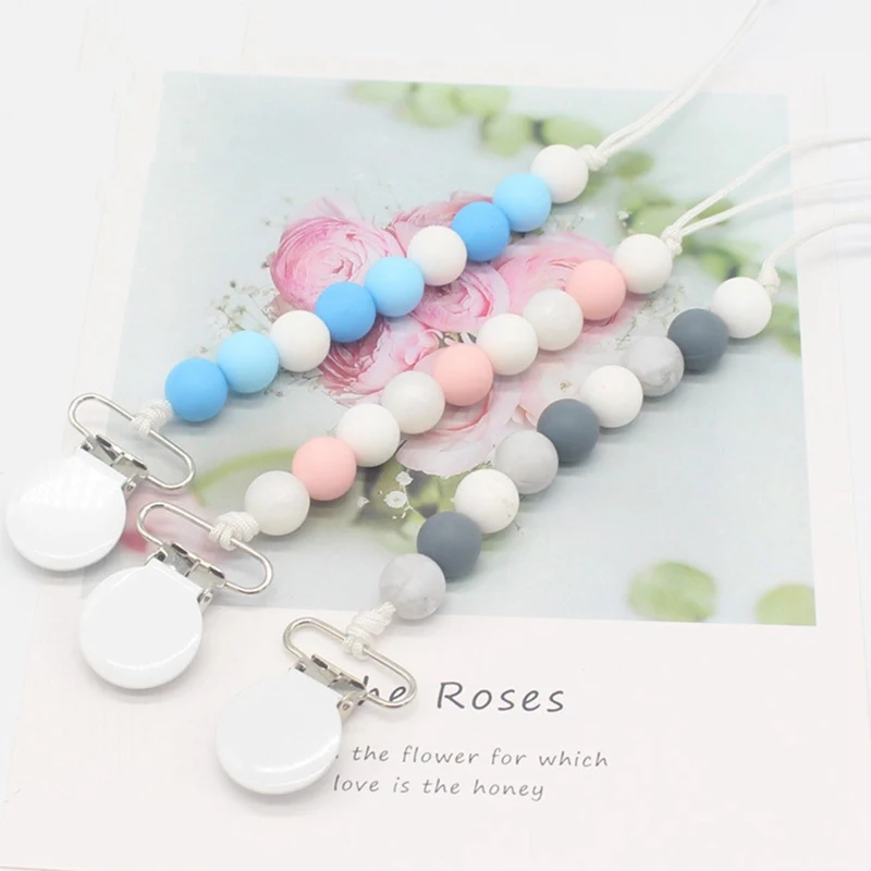 Infant Pacifier Chain Silicone Baby Pacifier Clips Baby Soother Toddler Kids Chew Toys Baby Shower Gifts
Infant Pacifier Chain Silicone Baby Pacifier Clips Baby Soother Toddler Kids Chew Toys Baby Shower Gifts