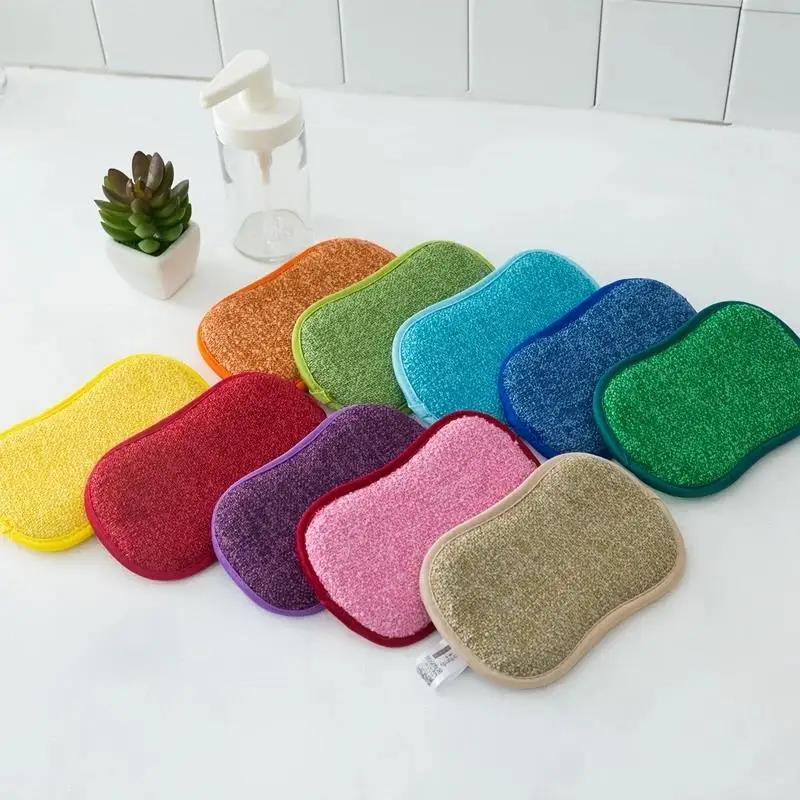 5/10/20PCS Scrub Sponges for Dishes Non-Scratch Microfiber Sponge Non Stick Pot Cleaning Sponges Kitchen Tools Wash Pot Gadgets
5/10/20PCS Scrub Sponges for Dishes Non-Scratch Microfiber Sponge Non Stick Pot Cleaning Sponges Kitchen Tools Wash Pot Gadgets