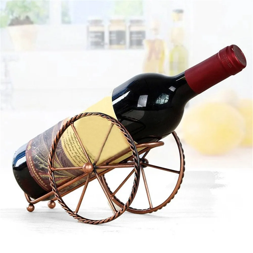 Red Wine Rack Bronze Iron Wheels Design Kitchen Wine Holder Bar Tools & Accessories Wine Racks & Bottle Holders Kitchen Gadgets
Red Wine Rack Bronze Iron Wheels Design Kitchen Wine Holder Bar Tools & Accessories Wine Racks & Bottle Holders Kitchen Gadgets
