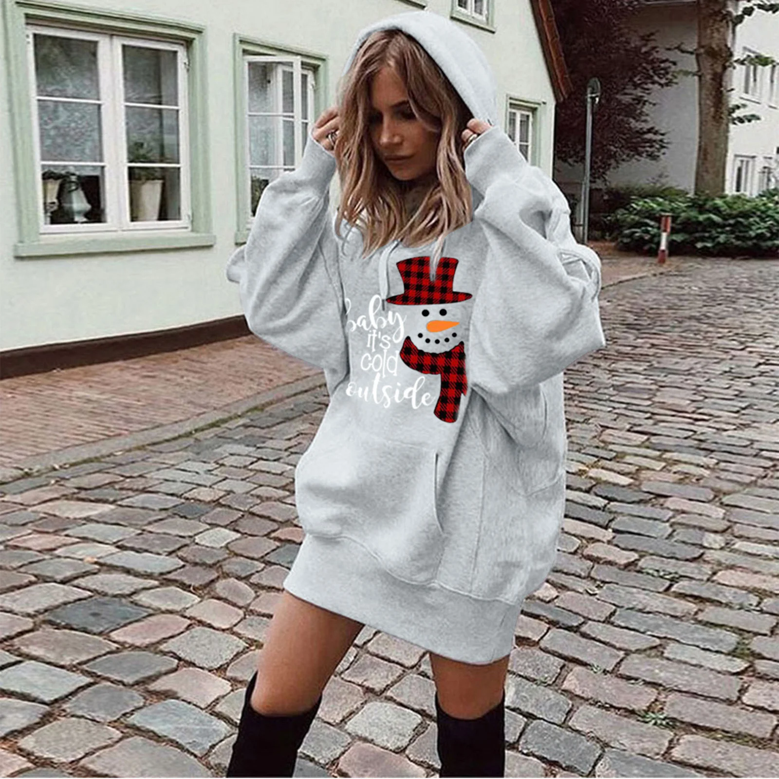 Long Sleeve Oversized T-shirt Loose Christmas Print Clothes Hoodies Coat Hoody Tops Plus Size Women Clothing Fashion t Shirt
Long Sleeve Oversized T-shirt Loose Christmas Print Clothes Hoodies Coat Hoody Tops Plus Size Women Clothing Fashion t Shirt