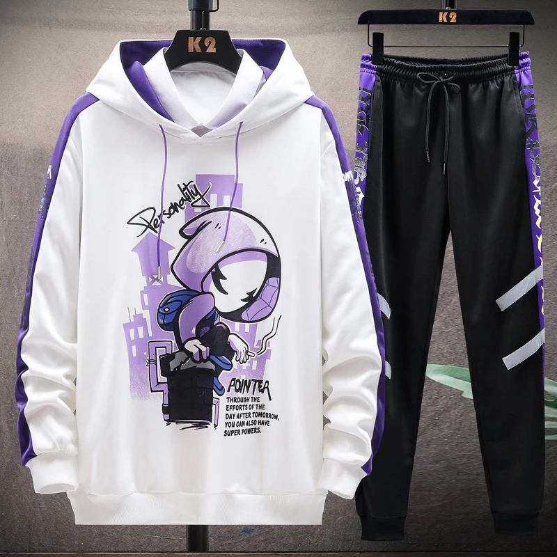 Korean Fashion Hip Hop Hoodies Casual Sweatpants Jogger Clothing Sets Men Tracksuit Sets White Long Sleeve Sweatshirt with Hood
Korean Fashion Hip Hop Hoodies Casual Sweatpants Jogger Clothing Sets Men Tracksuit Sets White Long Sleeve Sweatshirt with Hood