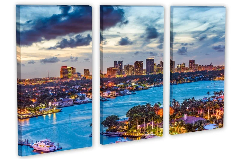 Fort Lauderdale Florida Skyline Canvas Print Wall Art Usa Cityscape River Home Decor
Fort Lauderdale Florida Skyline Canvas Print Wall Art Usa Cityscape River Home Decor