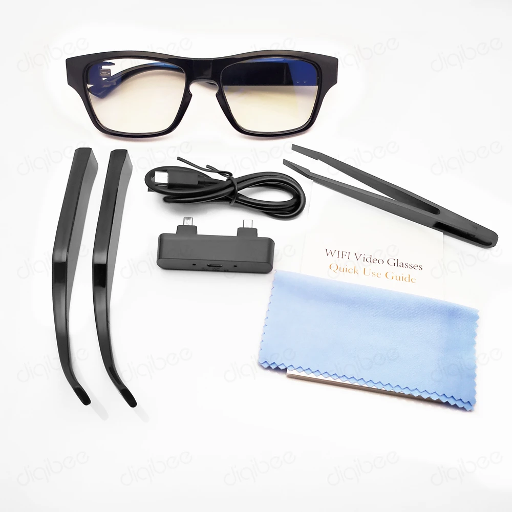 Умные очки унисекс модные с Wi-Fi горячая точка касания съемка видео для водителей