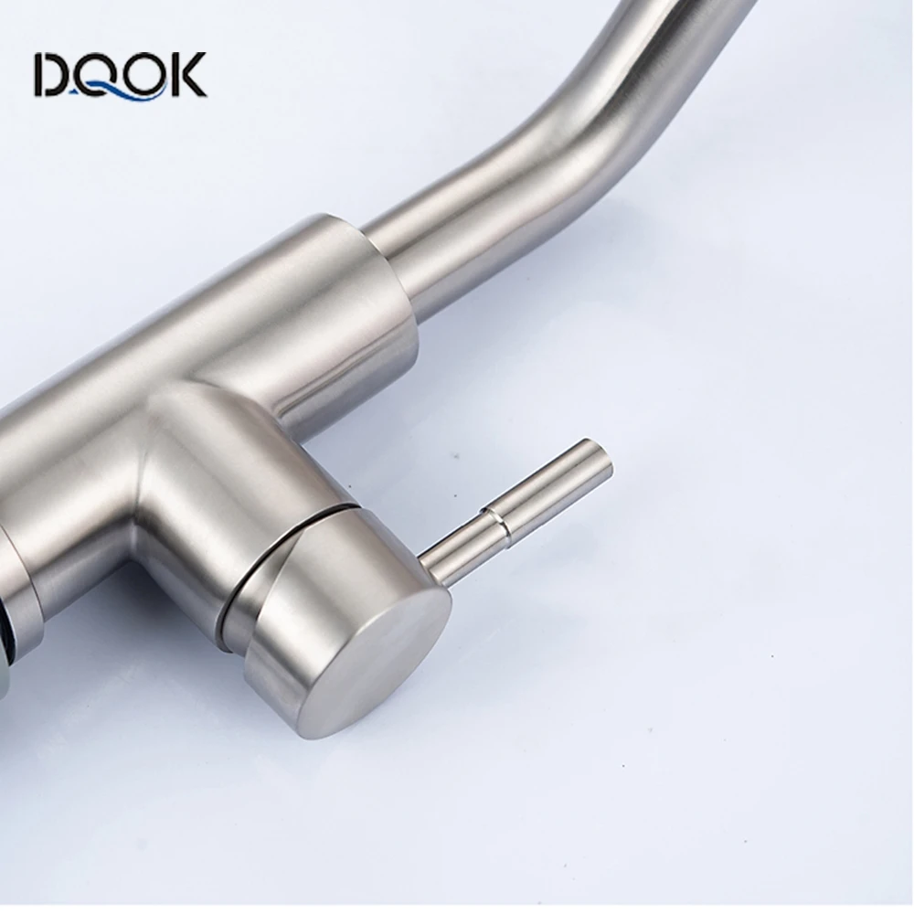 Brushed Nickel Kitchen Faucets Single Hole 360 Degree Swivel Pull Out Black Kitchen Sink Faucet Mixer Stainless Steel Tap
Brushed Nickel Kitchen Faucets Single Hole 360 Degree Swivel Pull Out Black Kitchen Sink Faucet Mixer Stainless Steel Tap
