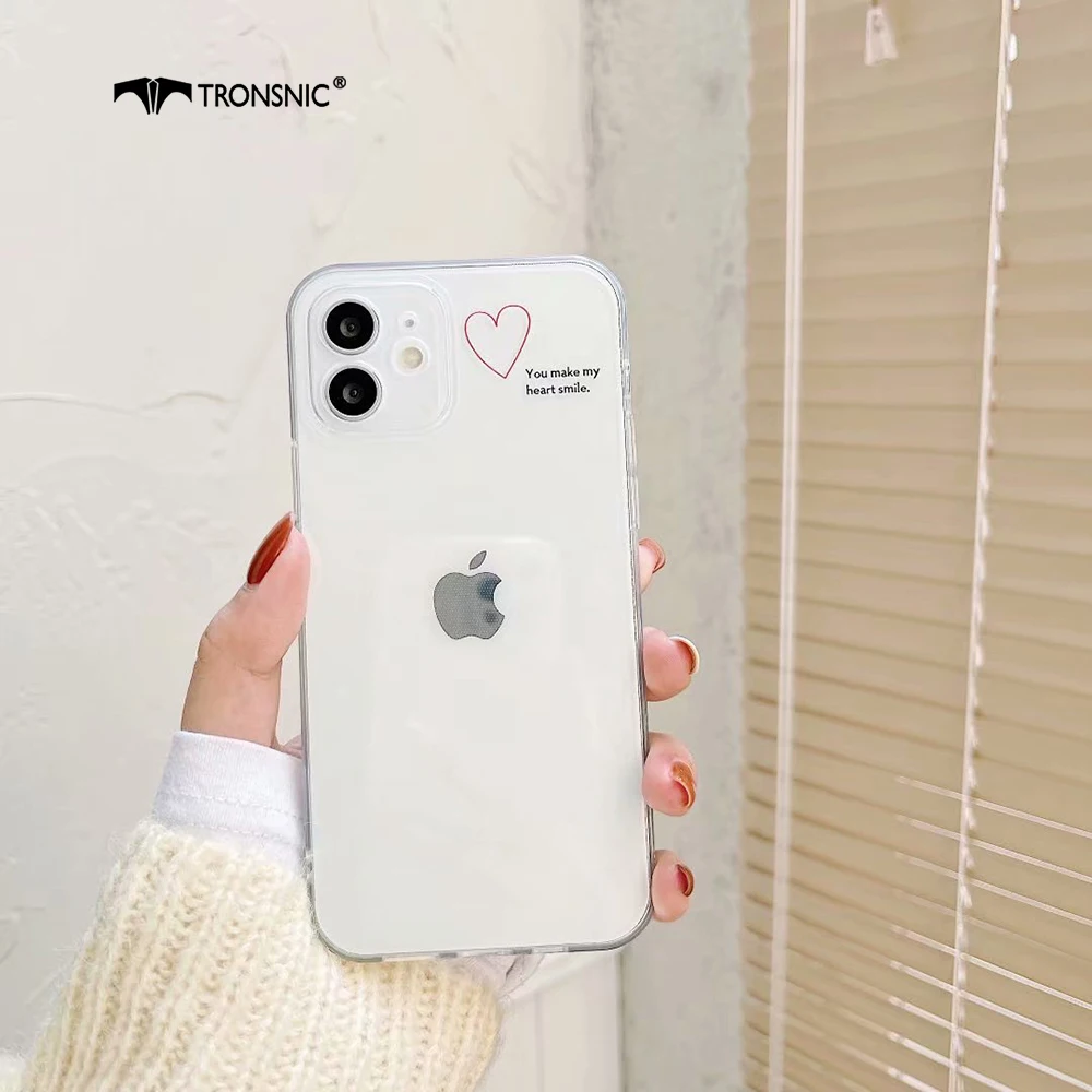 Полностью Защищенный чехол для телефона с объективом Love iPhone 13 12 11 Pro Max XR Xs MAX