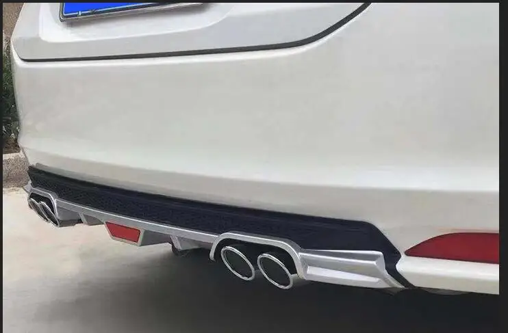 Для города задний спойлер 2015-2017 ABS бампер диффузор защитные бамперы для Honda City Body