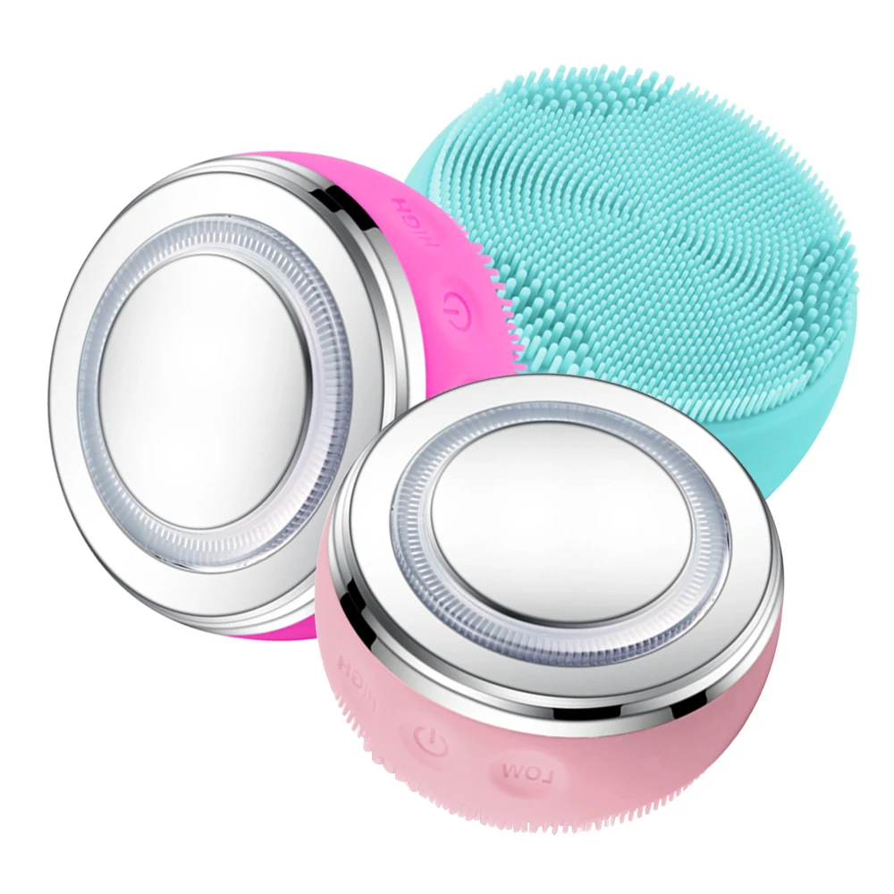 Electric Facial Cleansing Brushes Ion Facial Heating Massage Silicone LED Photon Therapy Anti-wrinkle Rechargeable Skin Care
Electric Facial Cleansing Brushes Ion Facial Heating Massage Silicone LED Photon Therapy Anti-wrinkle Rechargeable Skin Care
