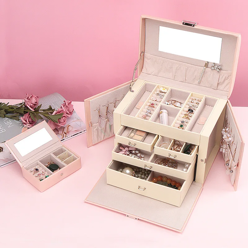 Classical fashion women candy color leather jewelry box top quality jewelry Makeup Organizer Box Jewelry Storage Case 200805-66
Classical fashion women candy color leather jewelry box top quality jewelry Makeup Organizer Box Jewelry Storage Case 200805-66