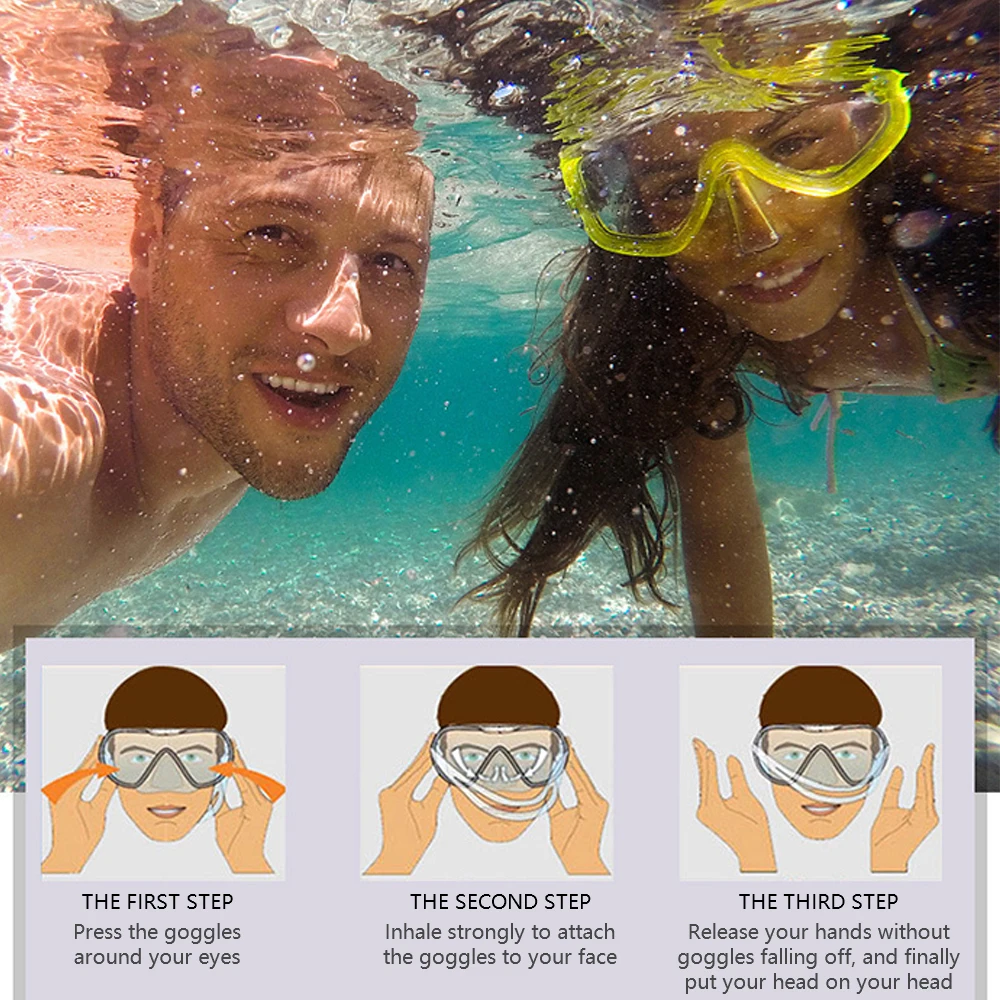 Diving Mask Face Glasses Mount Scuba Goggles for GoPro Camera Silicone Diving Glass for Swimming Surfing Snorkeling
Diving Mask Face Glasses Mount Scuba Goggles for GoPro Camera Silicone Diving Glass for Swimming Surfing Snorkeling