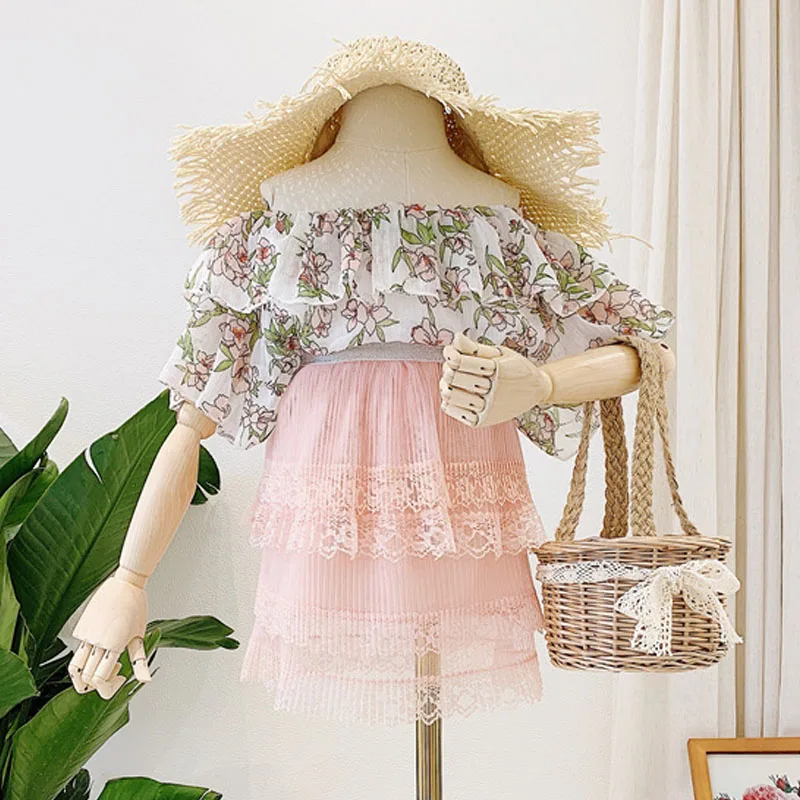 Baby Kids Girls Casual Dresses Summer Toddler Girl Shoulderless Floral Princess Vestidos Short Sleeve Children Holiday Clothing
Baby Kids Girls Casual Dresses Summer Toddler Girl Shoulderless Floral Princess Vestidos Short Sleeve Children Holiday Clothing