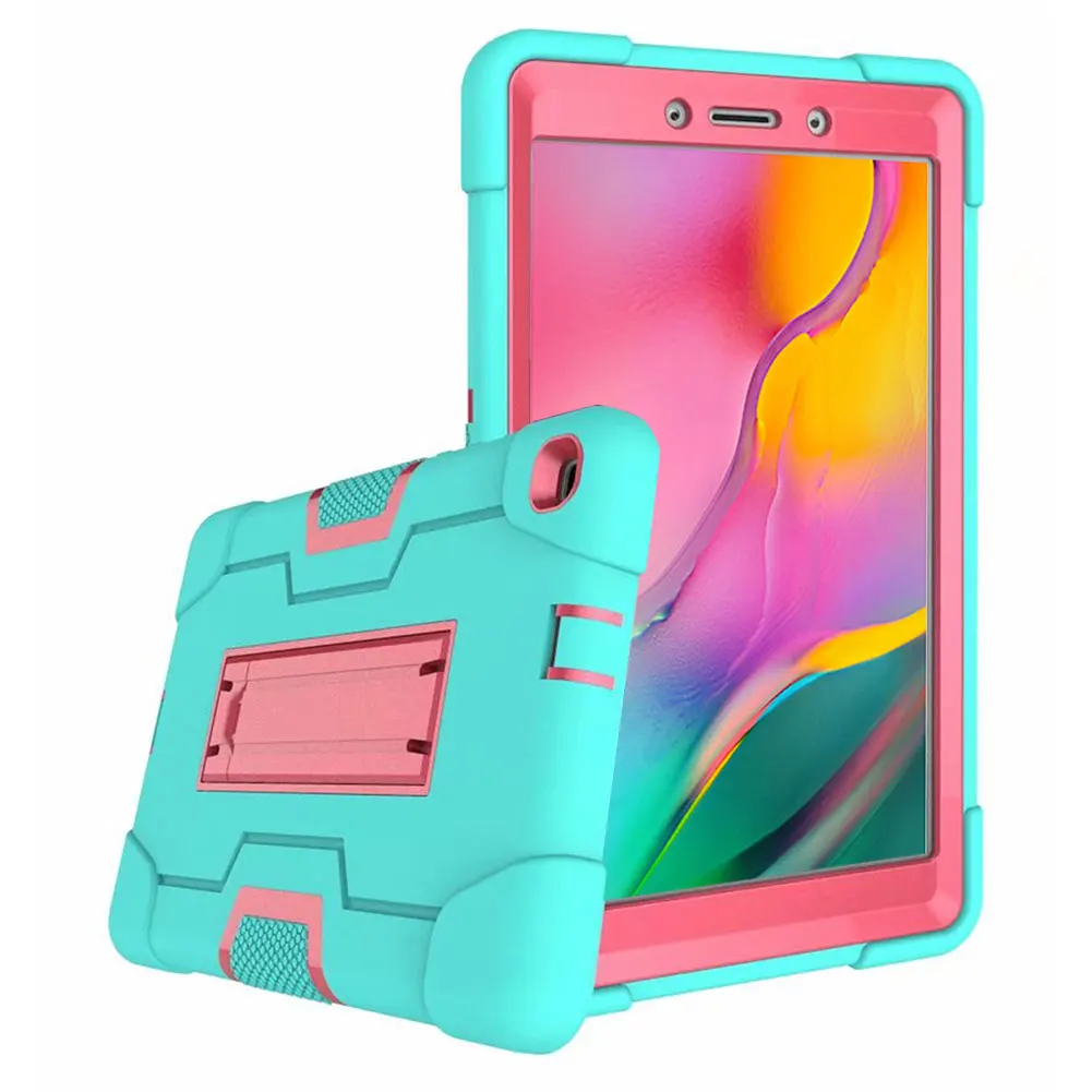 1PC For Samsung Tab A 8.0 T290/T295 Silicone With PC Contrast Color Shockproof Protective Hard Rugged Handle Bracket Case Cover
1PC For Samsung Tab A 8.0 T290/T295 Silicone With PC Contrast Color Shockproof Protective Hard Rugged Handle Bracket Case Cover