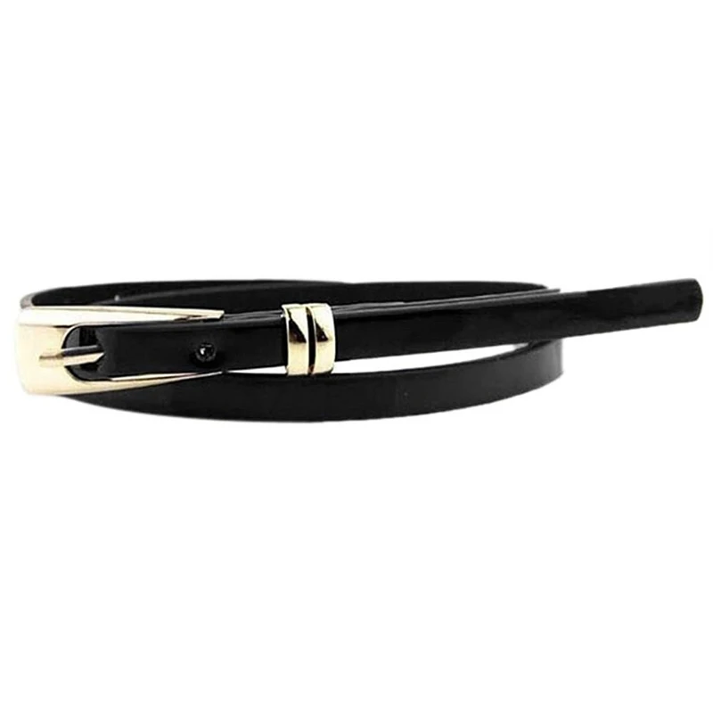 Women Skinny Waist Belt Thin Leather Waistband Strap 
Women Skinny Waist Belt Thin Leather Waistband Strap