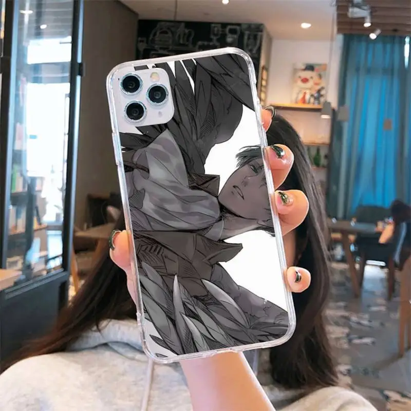 Attack on titan Phone Case Transparent for iPhone 6 7 8 11 12 s mini pro X XS XR MAX Plus cover funda shell
Attack on titan Phone Case Transparent for iPhone 6 7 8 11 12 s mini pro X XS XR MAX Plus cover funda shell