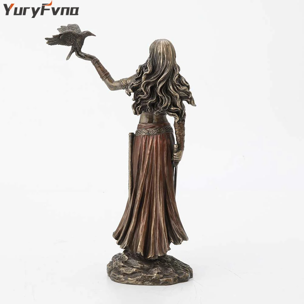 YuryFvna Resin Statue Greek Goddess Morrigan The Celtic Goddess Of Battle /Crow & Sword Bronze Decor Sculpture Indoor Decorative
YuryFvna Resin Statue Greek Goddess Morrigan The Celtic Goddess Of Battle /Crow & Sword Bronze Decor Sculpture Indoor Decorative