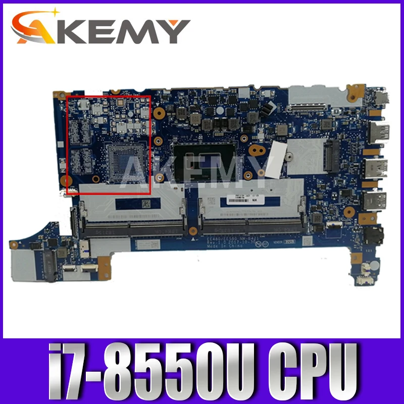 NM-B421 EE480/EE580 Motherboard For Lenovo ThinkPad E580 Laptop Motherboard i7-8550U FRU 01LW940 Mainboard 100% test work
NM-B421 EE480/EE580 Motherboard For Lenovo ThinkPad E580 Laptop Motherboard i7-8550U FRU 01LW940 Mainboard 100% test work